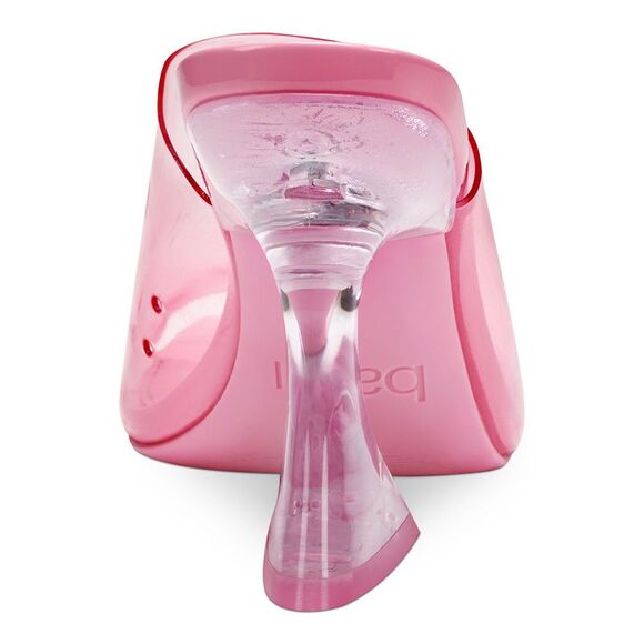 BAR III Womens Pink Cherr Square Toe Flare Slip On Heeled Sandal 7.5 M - Picture 2 of 4